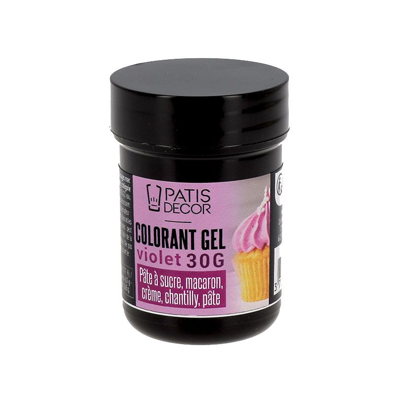 Colorant alimentaire violet en gel concentré Patisdécor