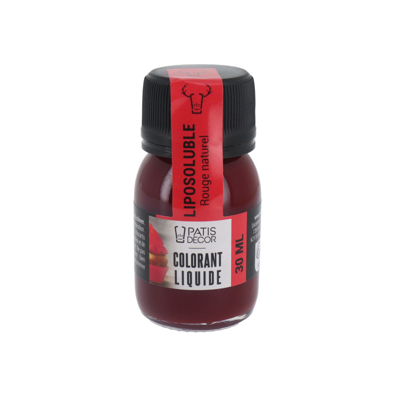 Colorant alimentaire liposoluble 20 g - rouge Scrapcooking - www