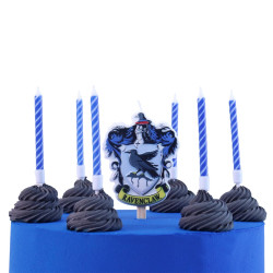 Set de 7 bougies d'anniversaire Poufsouffle Harry Potter