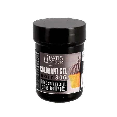 Colorant gel noir
