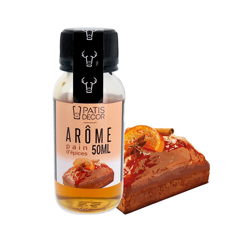 Arôme naturel saveur Pain d'épices Patisdécor 50 ml