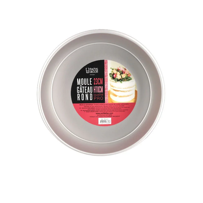 Moule à Gâteau Rond En Aluminium 15 Cm (6”) - Hauteur 7,6 Cm - Cuisson Uniforme, Bords Droits Pour Un Glaçage Parfait