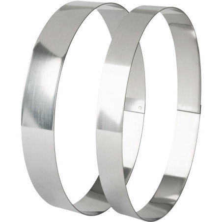 cercles à entremets ovales...