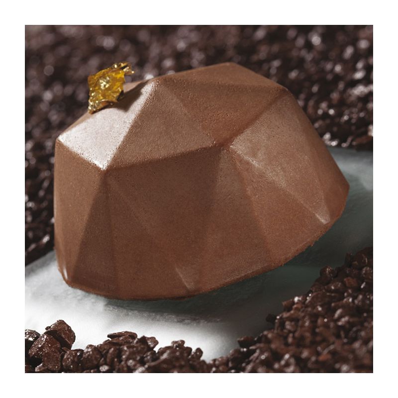 Flexipan inspirationplaque de 24 moules silicone diamants 7,4x7,4x4 cm