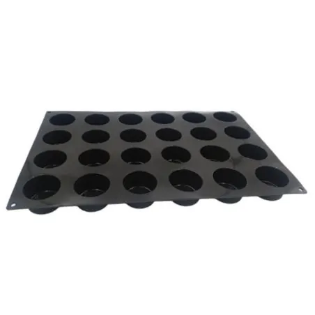 Flexipan inspiration de 24 moules silicone cylindres 7x4 cm