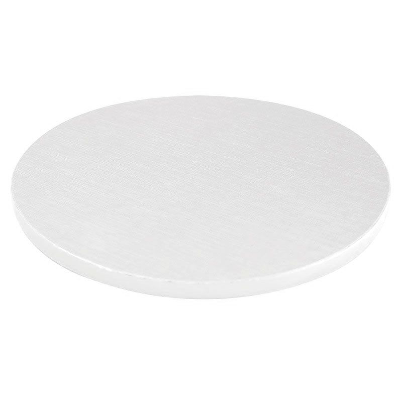 Cake Drum Rond Blanc Ø 20 cm Patisdécor