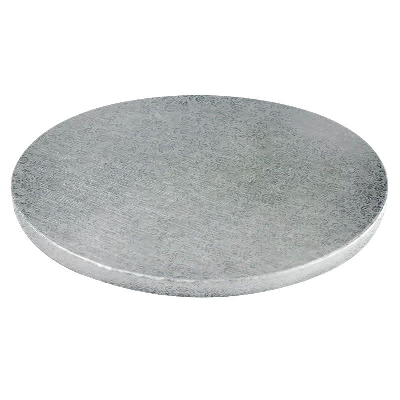 Cake Drum Rond Argent Ø 40 cm Patisdécor