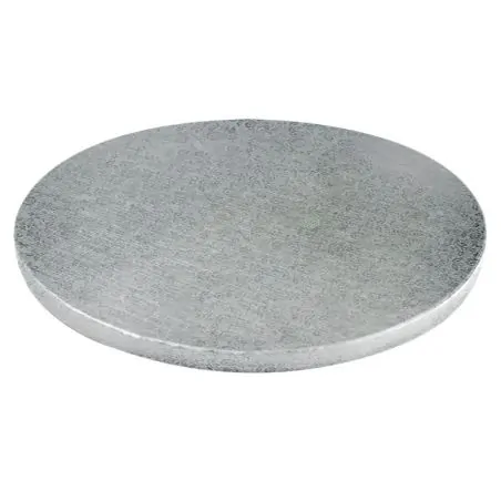 Cake Drum Rond Argent Ø 45 cm Patisdécor