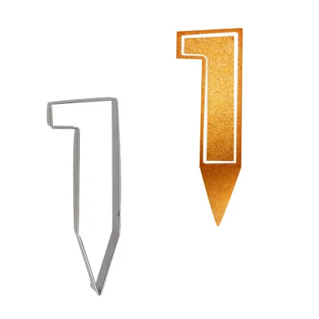 Emporte-pièces cake topper "1"