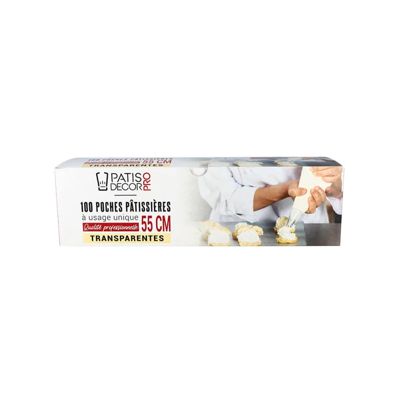 2 Poches à Douille Réutilisables 50 Cm - Nylon Souple Et Résistant - Pour Décoration Gâteaux, Cupcakes, Pâtisserie