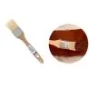 Pinceau plat soie manche bois 40 mm