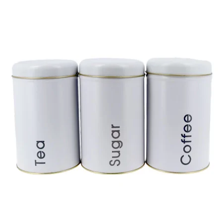 Boîtes métalliques blanches...