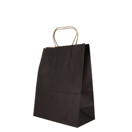 Sac en papier noir -...