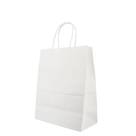 Sac en papier blanc -...