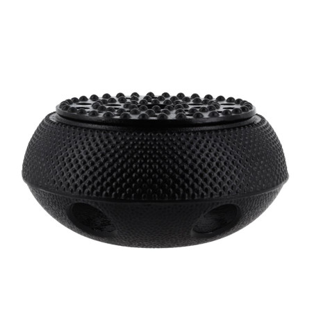 Chauffe-théière en fonte noir