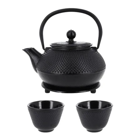 Coffret théière + tasses à...