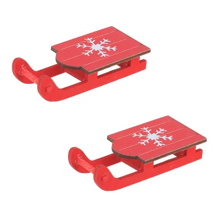 Décors à poser - Luges de Noël