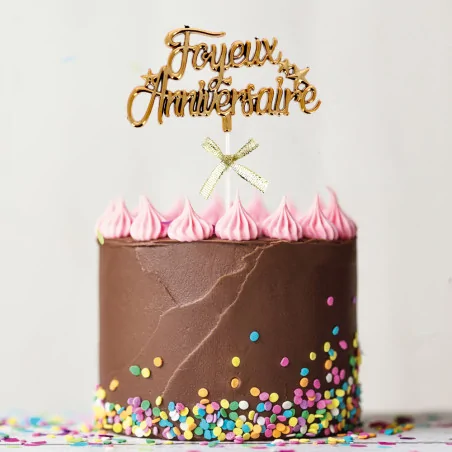 Cake topper "Joyeux...