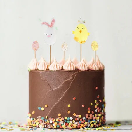 Cakes toppers lapin et...