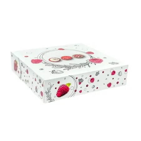 Boîtes pâtissières Morgane 16 x 16 cm - Hauteur 5 cm (x 50)