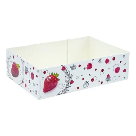 Boîtes petits-fours Morgane 20 x 13 cm - Hauteur 6 cm (x 100)