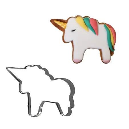 Emporte-pièce inox licorne