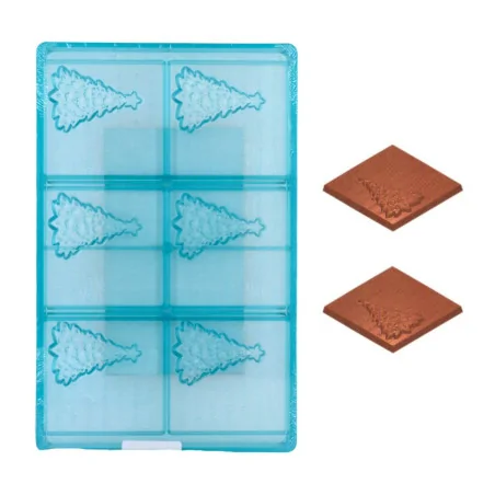 Moule chocolat tablettes Sapin
