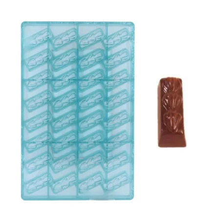 Moule chocolat 32 bûchettes