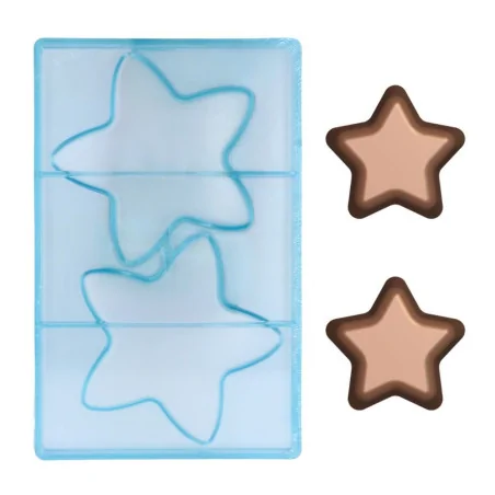 Moule chocolat 2 étoiles