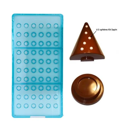 Moule chocolat 60 demi sphères