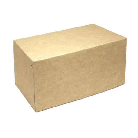 Lot de boîtes à bûche en kraft