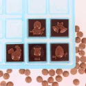 Moule carrés chocolat napolitains Pâques