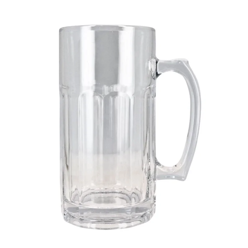 Chope de bière en verre - 1L