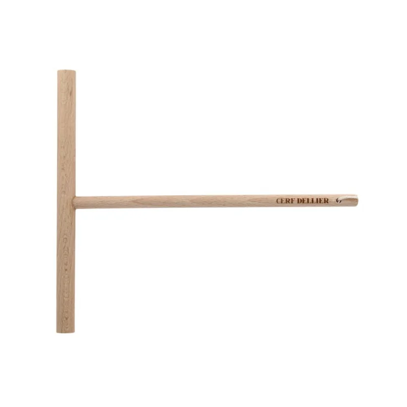 Râteau à crêpes rond en bois