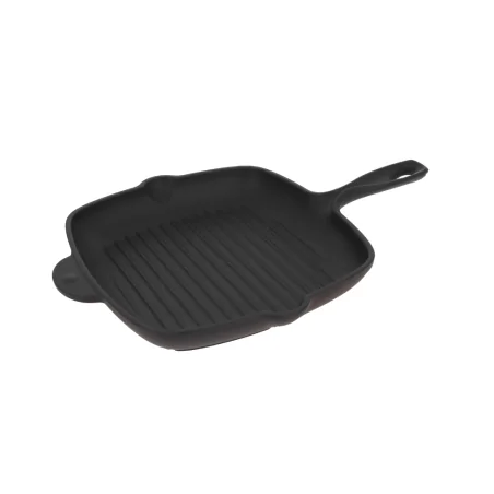 Poêle à griller en fonte -...