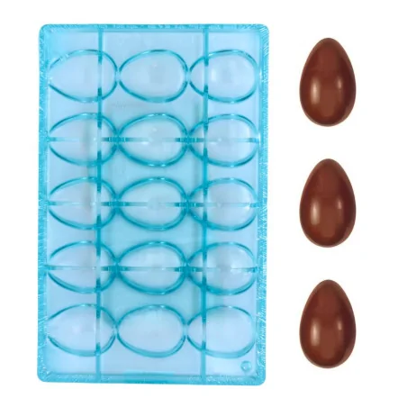 Moule chocolat oeufs lisses...