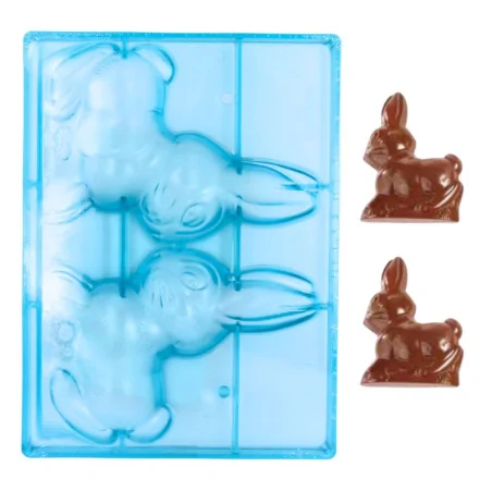 Moule chocolat lapin assis