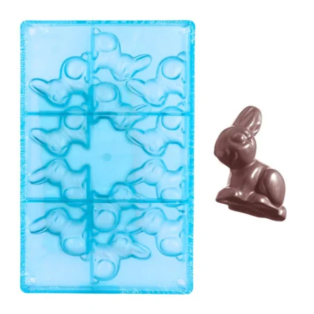Moule chocolat 6 lapins