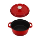 Cocotte en fonte 3 L - Ø 22 cm ouverte