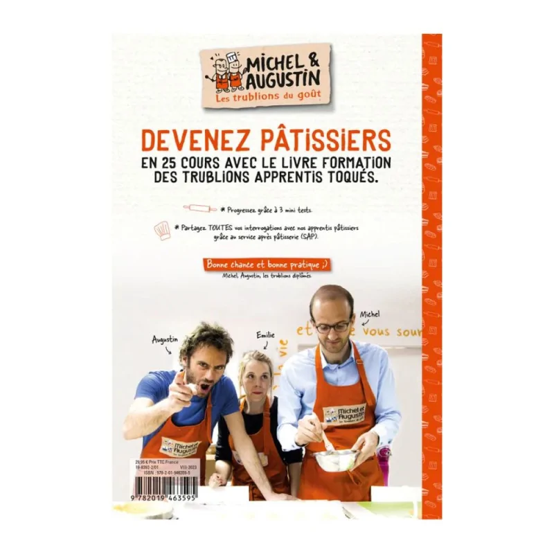 Passez votre C.A.P pâtissier avec nous ! - Dos