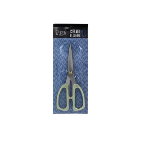 Ciseaux de cuisine inox verts