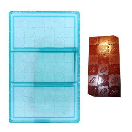 Moule plaques de chocolat cabosses