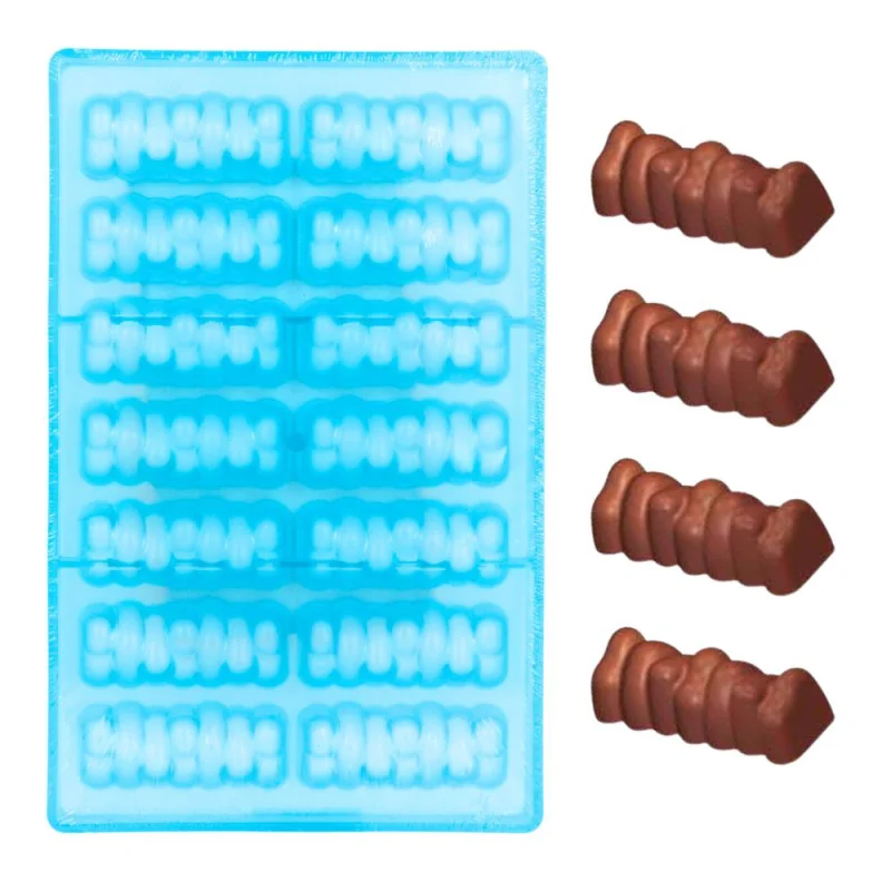 Moule chocolat 14 Barrettes