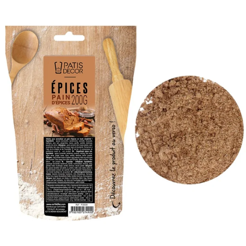 Epices pour Pain d'épices Patisdécor 200 g