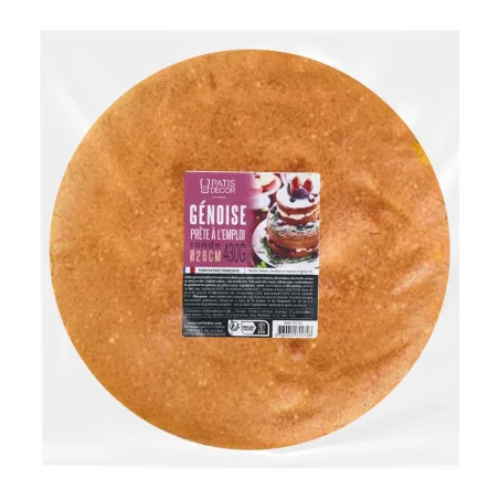 Génoise nature ronde 26 cm...