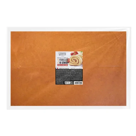 Feuilles de génoise rectangulaires nature PK