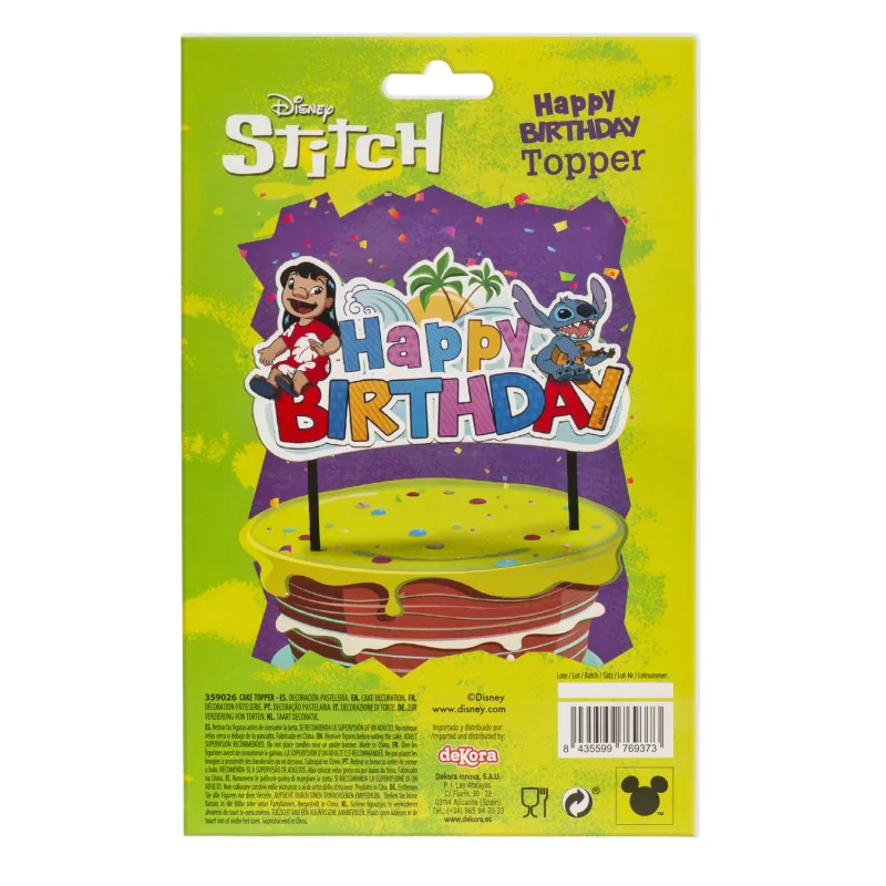 Cake topper Stitch 17,5 cm PK