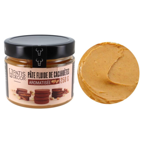 Pâte fluide de cacahuètes aromatisée Patisdécor 250 g