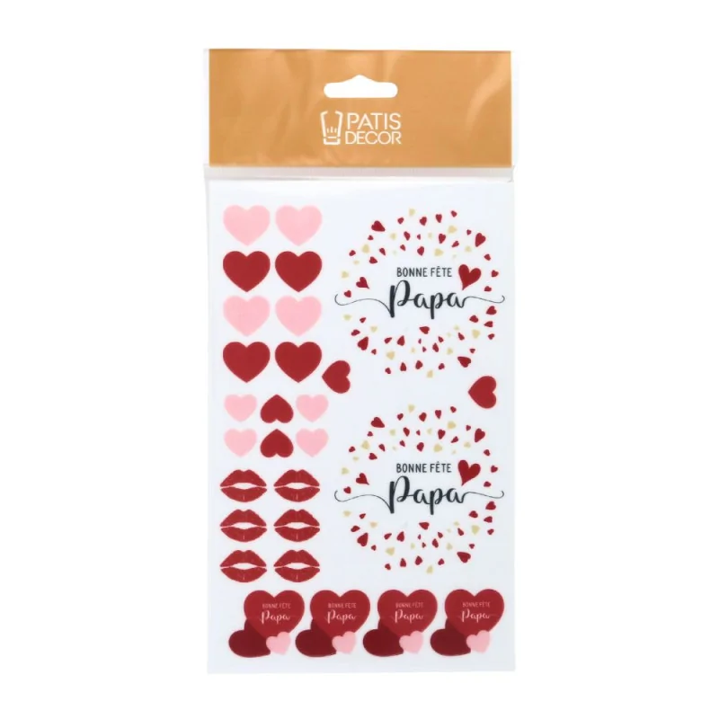 Décors en azyme assortis thème fête des pères PK