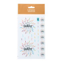 Décors comestibles en azyme assortis thème anniversaire n°4 PK Décors comestibles en azyme assortis thème anniversaire n°4 PK